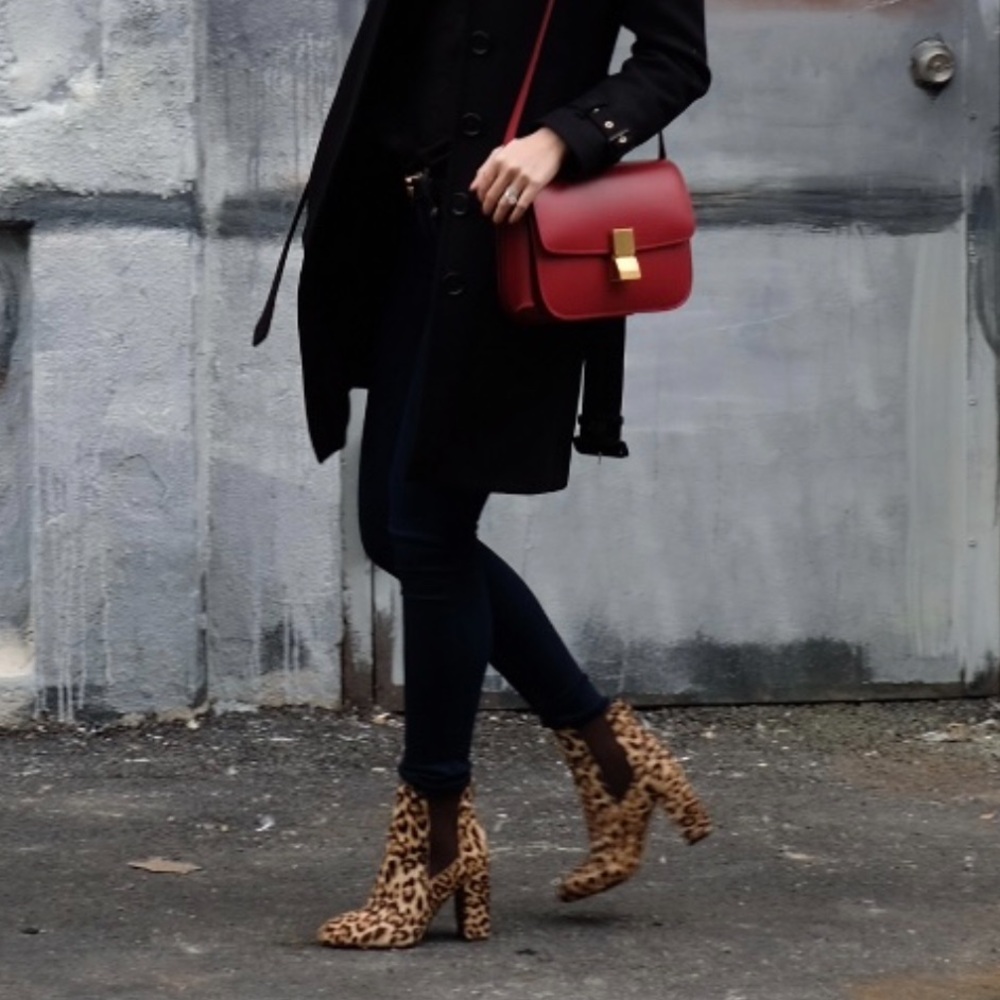 Sam Edelman Animal Print Heeled Boots - Picture 2 of 2
